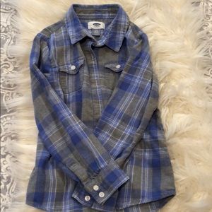Girls plaid shirt